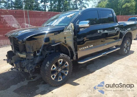 2020 Nissan Titan Platinum Reserve 4X4 from USA, damaged, VIN 1N6AA1ED6LN506438